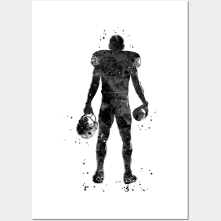 American football player Posters and Art